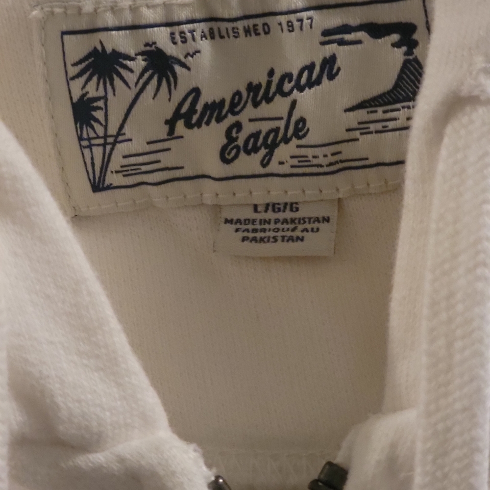 American Eagle white hoodie